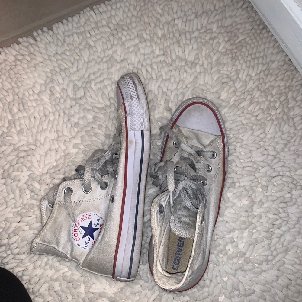 High top white converse